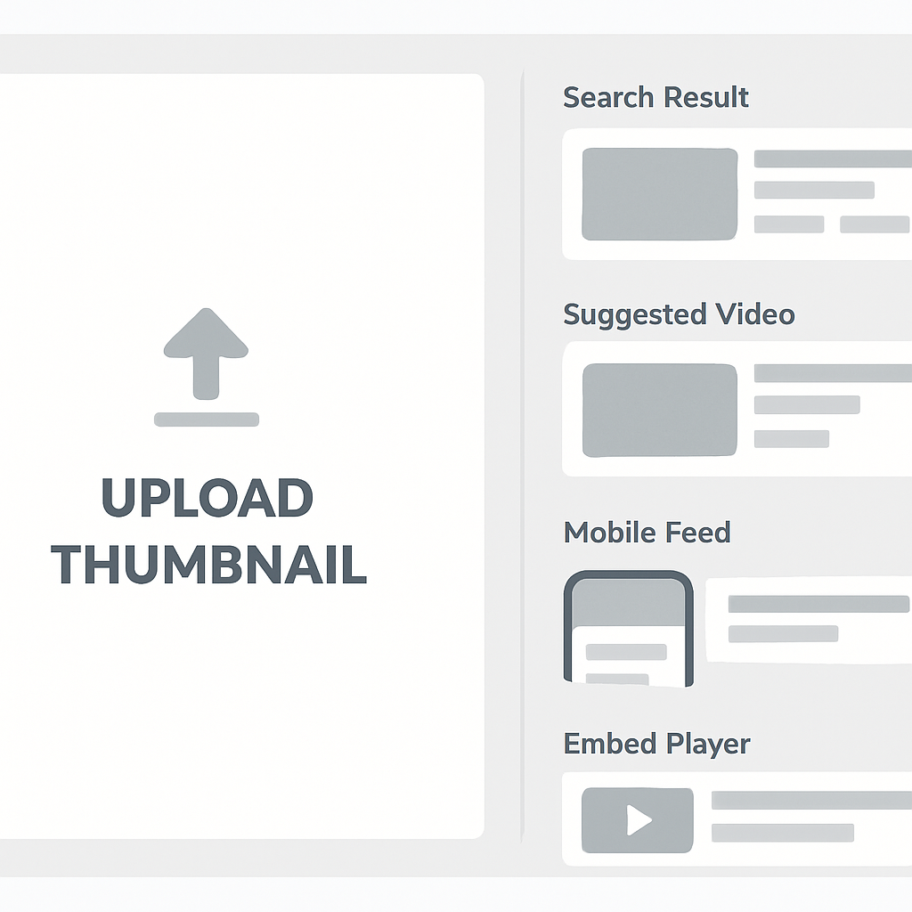 YouTube thumbnail preview tool — checking thumbnails at search result size diagram